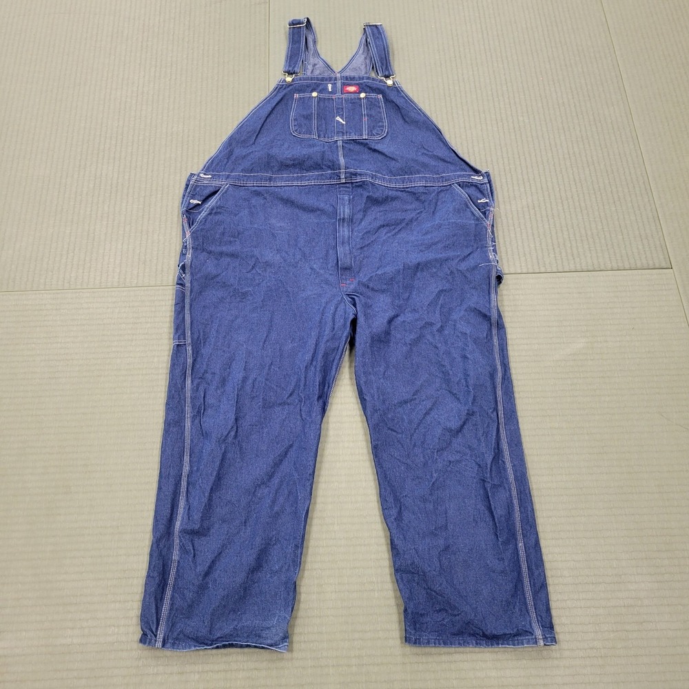 DICKIES Overalls Bibs Mens SIZE 42x32 Hemmed To 42x29 Made In The USA- 4081